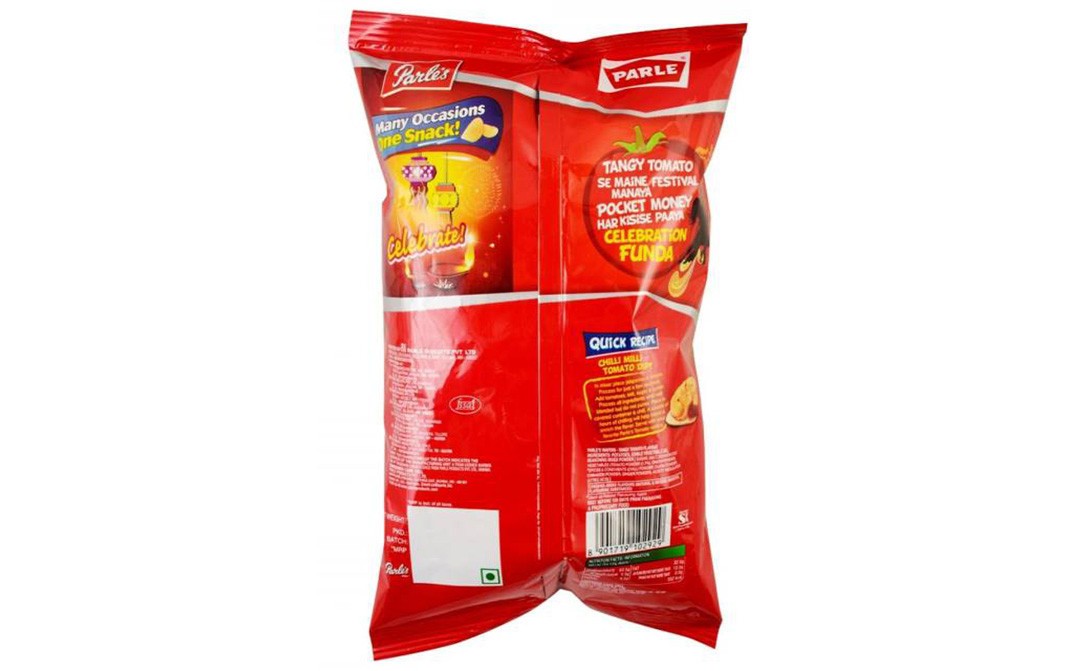 Parle Wafers Tangy Tomato Flavour Potato Chips   Pack  80 grams